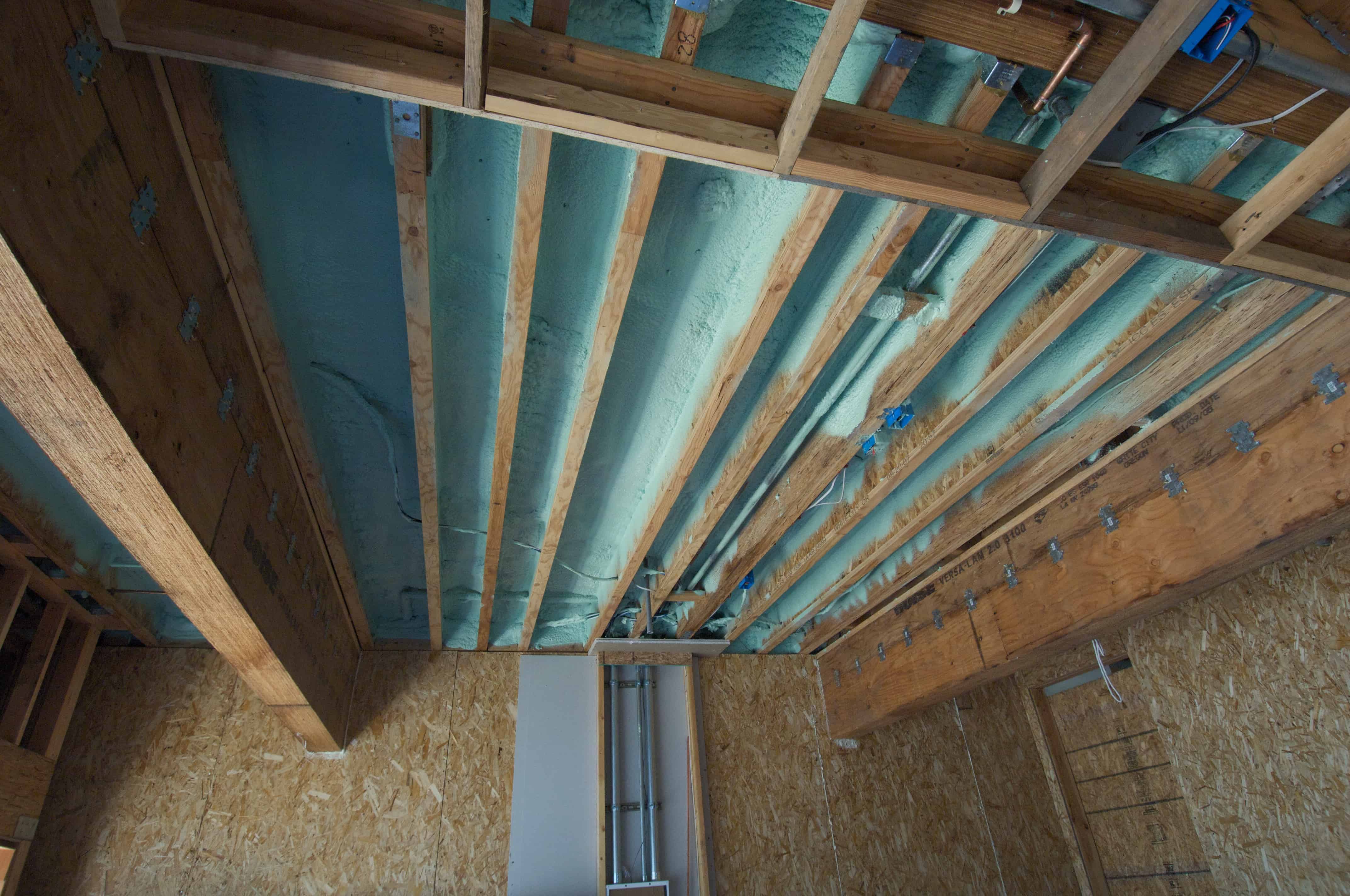 spray foam insulation garage ceiling