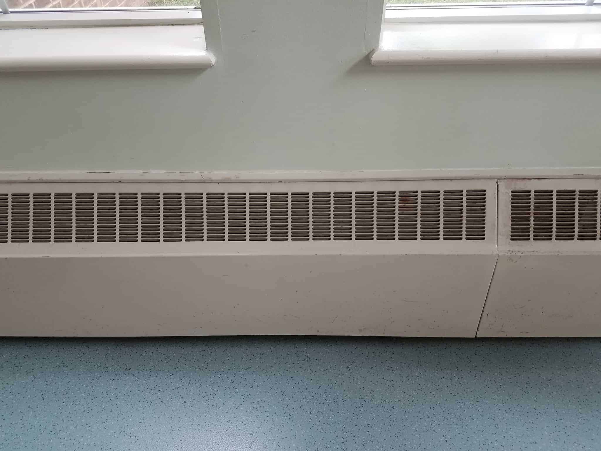 what is the safety clearance for baseboard heaters?