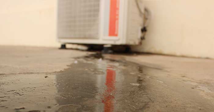 Stop water leaks whenever possible to keep pests away from your condenser.