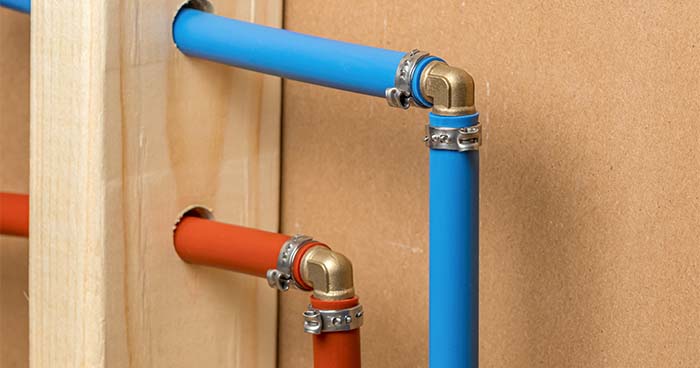 PEX piping is one of the most popular Types of Pipes Used in Home Plumbing.