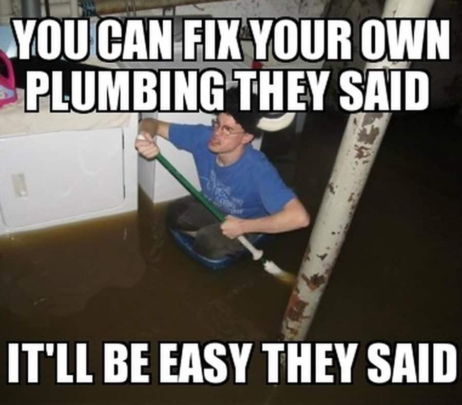 plumbing meme